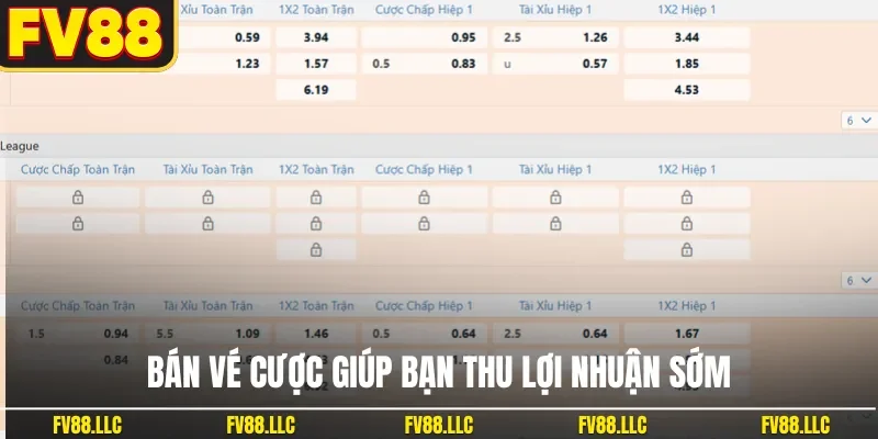 Bán vé cược giúp bạn thu lợi nhuận sớm