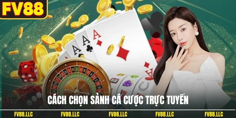 Cách chọn sảnh cá cược trực tuyến