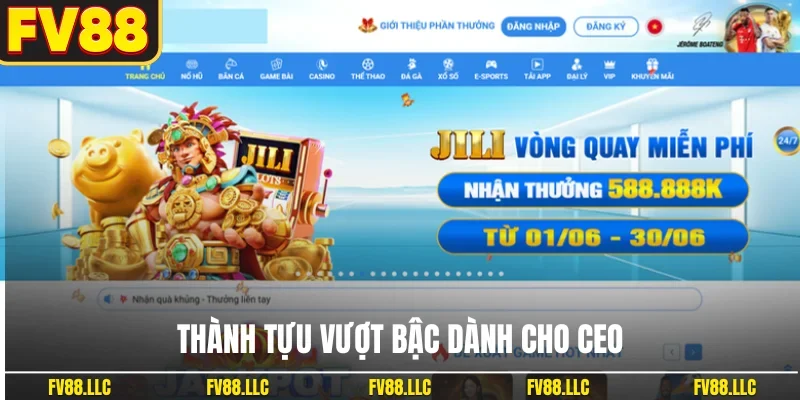 Thành tựu vượt bậc dành cho CEO