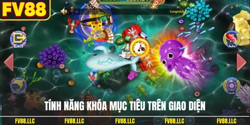 Tính năng khóa mục tiêu trên giao diện