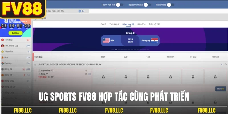 UG Sports FV88 hợp tác cùng phát triển